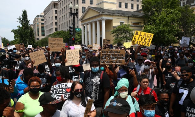 hundreds of thousands march against racial injustice