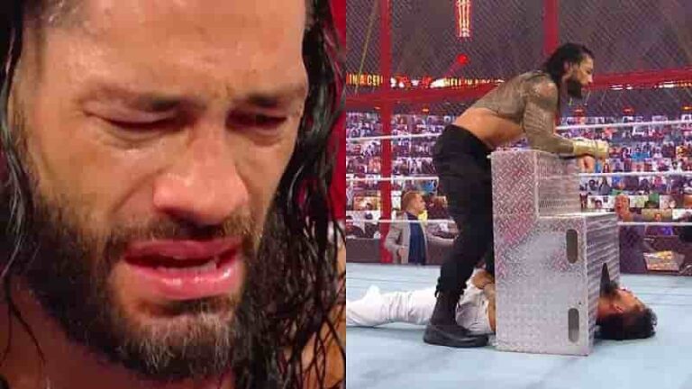 Roman Reigns retains the Universal Championship in shocking fashion at WWE Hell in a Cell