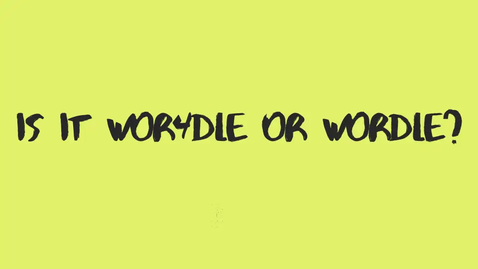 Is it Wor4dle or Wordle?